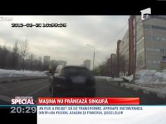 Un rus nervos s-a transformat din asasin amator in fraierul soselelor