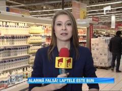 Alarma falsa! Laptele este bun
