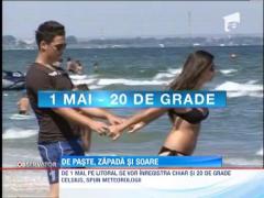 Pastele se anunta cald pe litoral si cu zapada