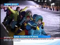 Cursa saniilor trasnite a avut loc pe partia Bradu