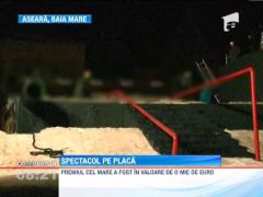 Cei mai buni snowboarderi din Europa au facut spectacol la Baia Mare