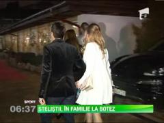 Stelistii s-au distrat la botezul copilului unuia dintre maseurii echipei