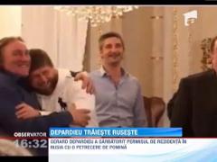 Gerard Depardieu s-a incins la dans cu liderul cecen Ramzan Kaditov
