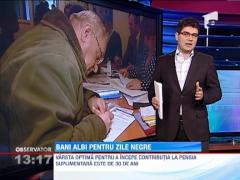 Pensiile de stat, insuficiente pentru un venit decent la batranete