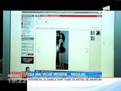 Prostituatele se recomanda, mai nou, drept maseuze pe Internet