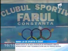 Inima lui de sportiv a cedat