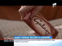 Audrey Hepburn, reclama la ciocolata