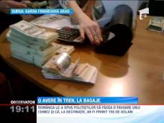 O femeie a incercat sa treaca granita cu 6 sute de mii de dolari ascunsi intr-o geanta