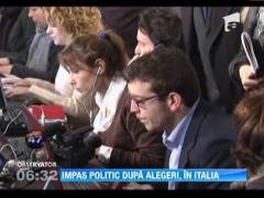 Italia este amenintata de blocaj politic