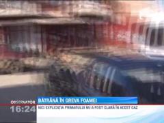 O hunedoareanca de 84 de ani a ales sa intre in greva foamei pentru o bucata de drum