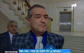 Gigi Becali a cumparat martisoare facute de copiii orfani, pentru toate doamnele din Parlament