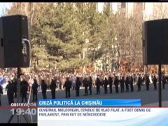 Guvernul din Republica Moldova, demis in urma unei motiuni de cenzura