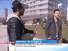 Echipa de la Radio ZU i-a facut o surpriza de neuitat unei tinere: o reprezentatie a baietilor de la Deep Central
