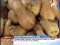 15 tone de legume si fructe CONTAMINATE cu pesticide au ajuns pe tarabele romanesti
