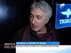 Dan Bittman s-a intors pe scena dupa aproape sase luni de la operatia care l-a lasat fara voce