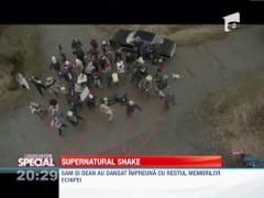 Actorii principali ai serialului "Supernatural", cuprinsi de moda Harlem Shake