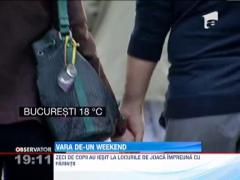 Primul weekend de primavara adevarata a scos pe toata lumea din case