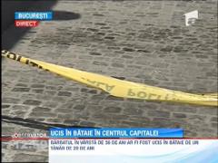 Ucis in bataie in centrul Capitalei