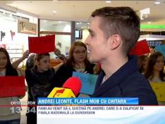 Andrei Leonte, flash mob cu chitara