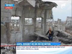 Un baiat de noua ani a murit dupa ce a cazut un zid peste el