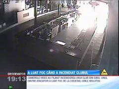 Trei indivizi, la un pas sa arda de vii in timp ce incendiau un club de lux din Sibiu