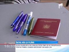 GREU DE TRECUT: Examenul de bacalaureat, intre ras si plans