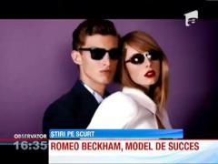 Romeo Beckam, model de succes. A pozat, din nou, pentru aceeasi casa de moda