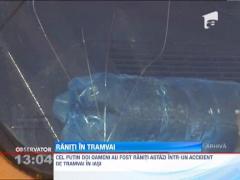 Accident la Iasi! Tramvai lovit de TIR