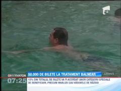 Casa Nationala de Pensii acorda 50 de mii de bilete la tratament balnear