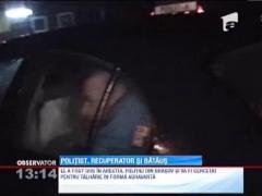Politist, recuperator si bataus