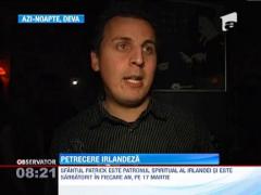 Petrecere irlandeza la Deva! Mai multi tineri au sarbatorit ziua Sfantului Patrick