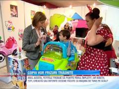 Copiii vor frizuri trasnite