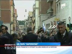 Papa Francisc a oficiat prima slujba Angelus la Vatican