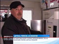 Dozatoare de lapte din Bucuresti, sub sechestru din cauza aflatoxinei