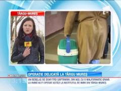 OPERATIE delicata la Targu Mures: un bebelus de trei saptamani va fi suspus unei interventii chirugicale la Institutul de Inimi