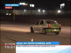 Reguli noi pentru examenul auto: cine pica la traseu nu mai e obligat sa sustina sala