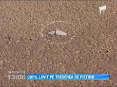 O fetita de numai sapte ani a fost lovita in plin de o masina, pe trecerea de pietoni