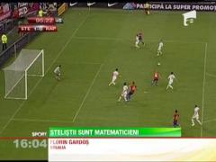 Stelistii au dat-o pe matematica! Ros-albastrii si-au calculat punctele