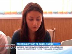 Cativa elevi din Galati au construit mai multi roboti cu care vor participa la concursul international "Stelele Stiintei"