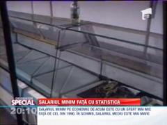Observator Special: Salariul minim pe economie de acum este cu un sfert mai mic fata de cel din 1990