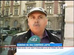 Romanii nu mai cumpara lapte