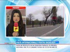 Pista de biciclete internationala: oamenii vor putea trece frontiera pe doua roti