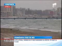 Vremea rece si ploioasa in weekend pe litoral
