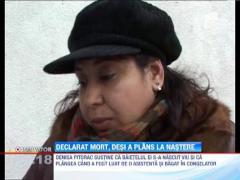 Medicii au stabilit ca bebelusul care a venit pe lume la maternitatea din Ramnicu Valcea s-a nascut mort