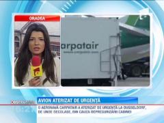 Un avion Carpatair a aterizat de urgenta la Dusseldorf, imediat dupa decolare