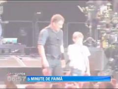 Bruce Springsteen a impartit scena cu un copil
