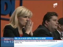 OFICIAL: Vasile Blaga isi pastreaza functia de lider al PDL. Elena Udrea, desi sustinuta de Traian Basescu, pierde alegerile