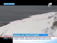 Ninsorile fac ravagii in Europa