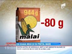 EXCLUSIV Gramajul alimentelor din magazine este mai mic decat cel inscriptionat pe ambalaje