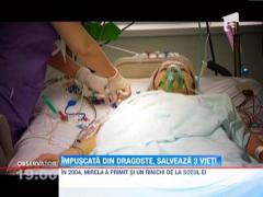 Trei vieti a salvat fata ucisa din dragoste! Medicii au luat ficatul si rinichii de la tanara impuscata de iubitul ei, politist